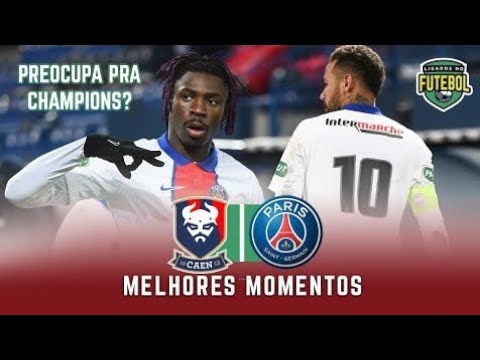 SHOW DE NEYM4R! | Caen 0 x 2 PSG | Melhores Momentos | Copa da França 10/02/2021