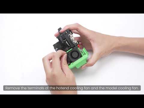 How to Replace the M5C Hotend and Cooling Block