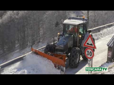 December 28, 2020, Lucca - Snowfall during the Holidays in Garfagnana