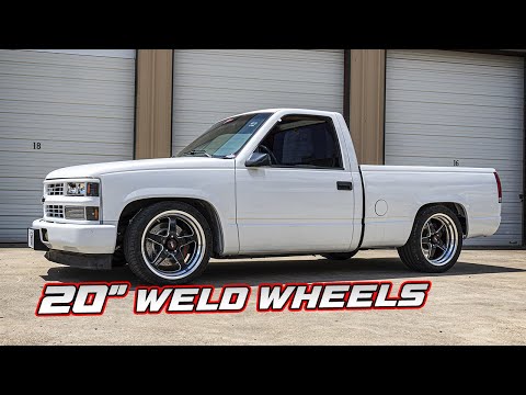 20" Weld Wheels On Our OBS Build!