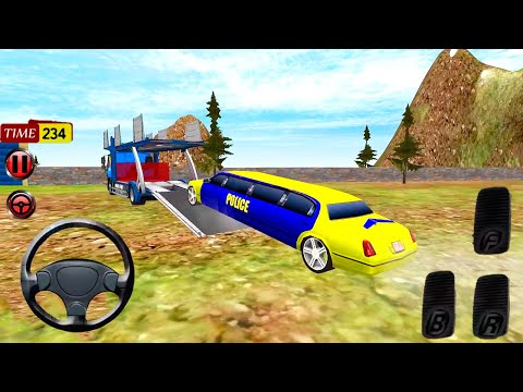 Transporting Police Cars in Truck - Police Car Offroad Transport Truck - Android GamePlay