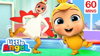 Baby John’s Chicken Dance + More  Little Angel Kids Songs &amp; Nursery Rhymes