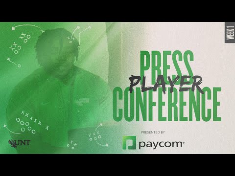 North Texas Football: Players Post Game Press Conference vs Northwestern State