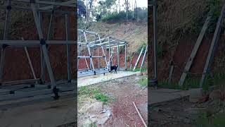 chalé em construção #shorts