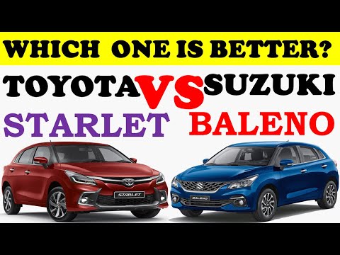 The NEW Toyota STARLET Vs Suzuki BALENO | Same Car Comparison