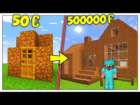 CASA NOOB DA 50 EURO CONTRO CASA NOOB DA 500000! - Minecraft ITA