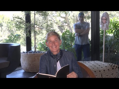 Ellen Finds an Old Journal & Gift from Oprah While Spring Cleaning