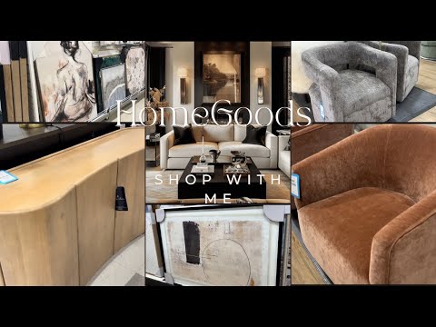 HomeGoods Shop With Me || Home Decor Shopping || New Designer Look! || Furniture And Wall Art