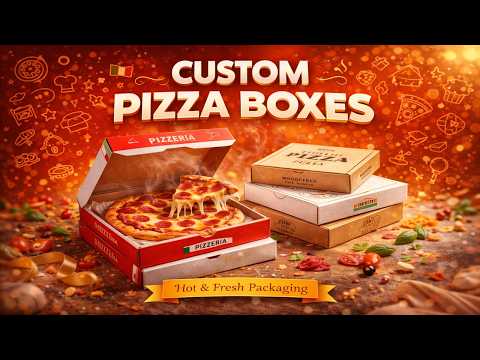 Custom Pizza Boxes – Branded Pizza Packaging for Pizzerias & Restaurants | Apexio Packaging