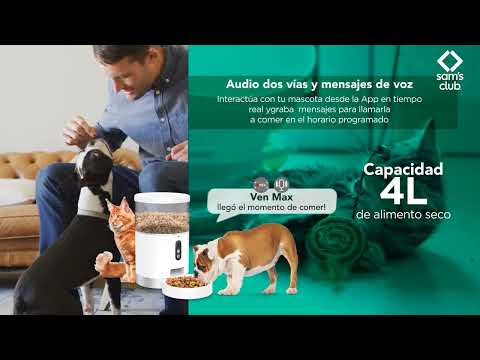 thumbnail video image 2 of Dispensador Inteligente de Alimento para Mascotas Lloyd's LC-1340, 2 of 5