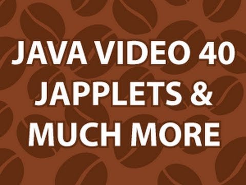 Java Video Tutorial