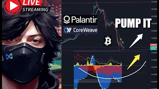 Bitcoin ready for 150k in 14 Days Market Cipher Analysis Palantir CoreWeave Ethereum TA