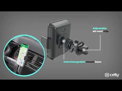 Celly - MountCharge Car Wireless Charger Mount