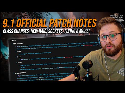 Everything You Need to Know About 9.1 | Official Patch Notes Reaction