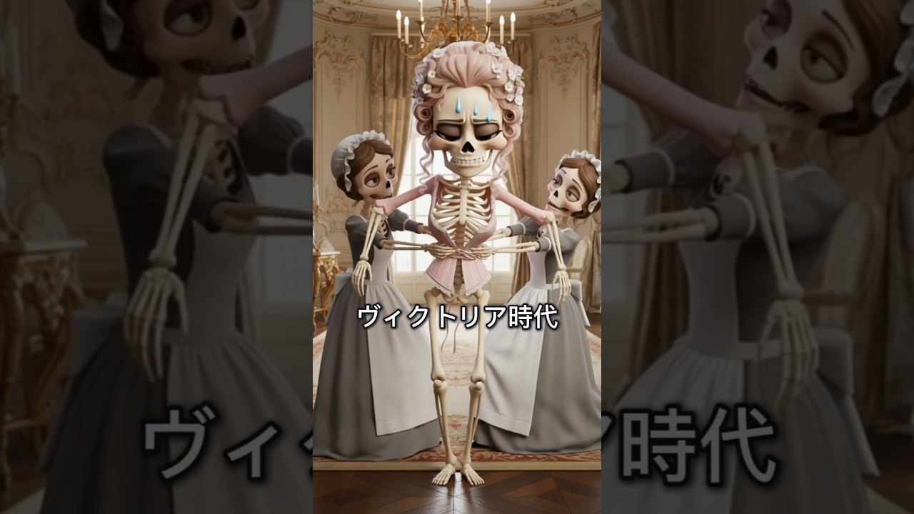 コルセットは美の象徴？…いいえ、命を削る道具でした。#コルセット#歴史の真実#美容の闇#雑学#女性の歴史