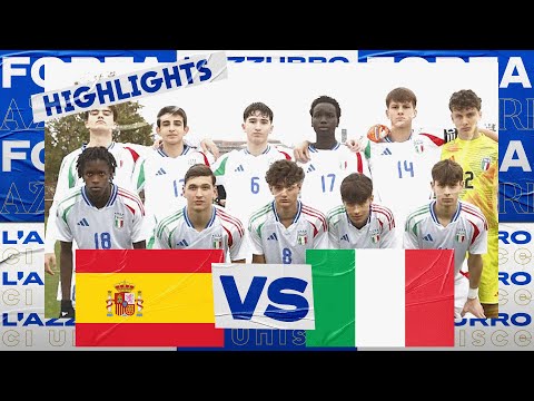 Highlights: Spagna-Italia 3-2 | Under 15 | Amichevole