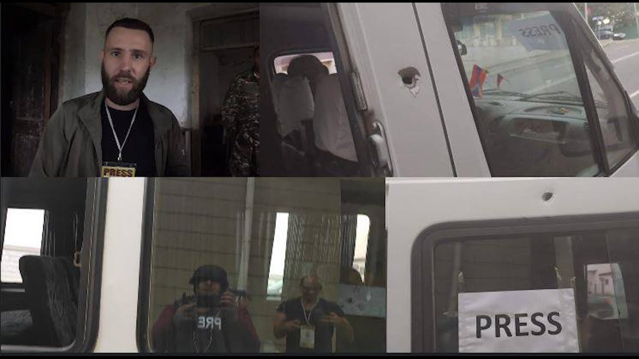 Կրակահերթ լրագրողների մեքենայի վրա՝ Մարտակերտում