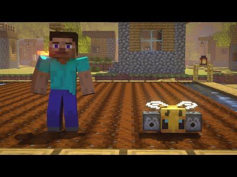 Bees Fight: DELETED SCENES - Alex and Steve Life (Minecraft Animation)