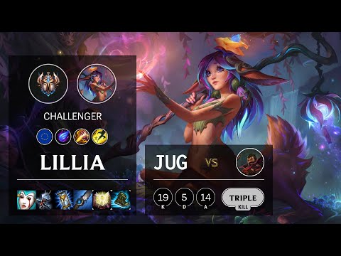 Lillia Jungle vs Graves - EUW Challenger Patch 10.16
