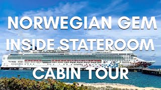Norwegian Gem | Inside Stateroom Cabin Tour # 4533