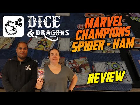 Dice and Dragons - Marvel Champions Spider - Ham Review