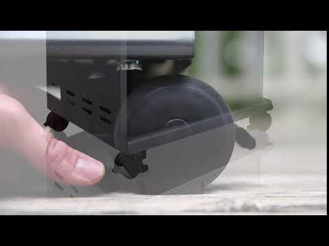 Kolečka s aretací a nivelační nožičky