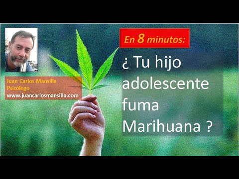 ¿Tu hijo adolescente fuma marihuana?...  y no sabes qué hacer.