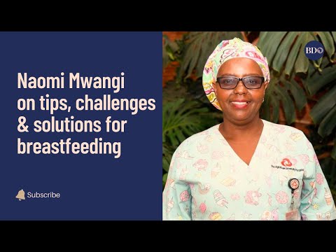 Naomi Mwangi on tips, challenges and solutions for breastfeeding
