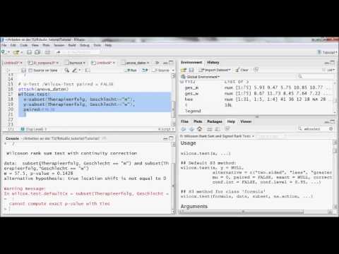 R-StuTorials IV - 18  Tests für Rangdaten