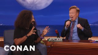 Reggie Watts Lets Conan Play With His Looping Pedal  - CONAN on TBS