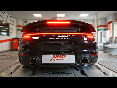 2020 Porsche 992 Carrera 4S with Akrapovic FULL TITANIUM EXHAUST Soundcheck & DYNO RUNS!