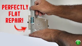 How To Make A PERFECTLY FLAT Drywall Repair? (BEST #1 METHOD)