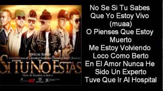 Si tu no estas - Cosculluela Ft Ñejo Y Dalmata, Farruko Y J Balvin (Oficial Remix) Letra