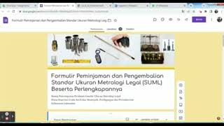 Proses Peminjaman SUML (Pengisian Google Form)