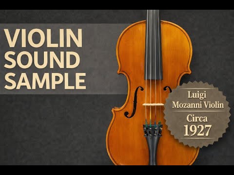 Luigi Mozanni Italian violin circa 1927 image 5
