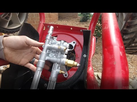 Installing Amazon water pump on a Pressure Washer