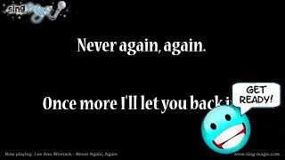 Lee Ann Womack   Never Again, Again   Karaoke Version Instrumental