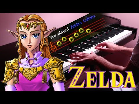 The Legend of Zelda: Ocarina of Time - Zelda's Lullaby - Piano Video