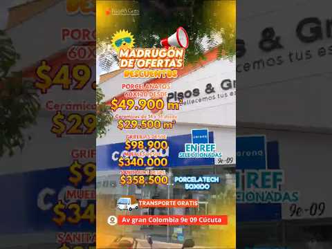 SUPER DESCUENTOS EN REVESTIMIENTOS Y MUEBLES EN CÚCUTA NORTE DE SANTANDER 😍🔥