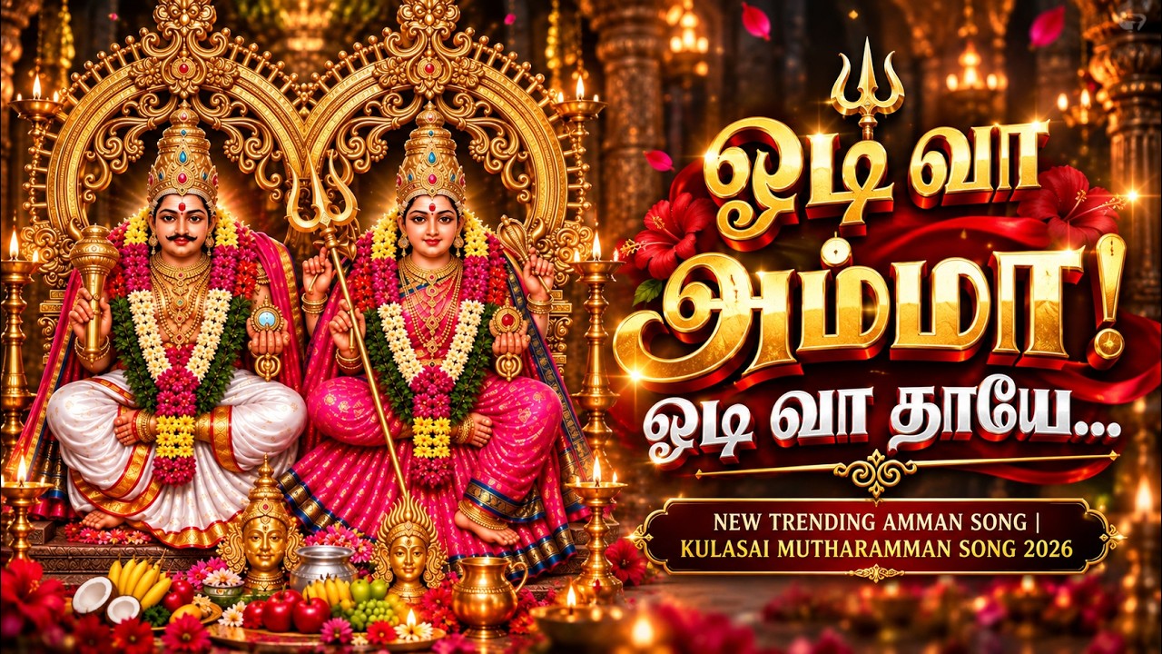 ஓடி வா அம்மா நீ ஓடி வா தாயே! | Kulasai Mutharamman Bakthi Padal