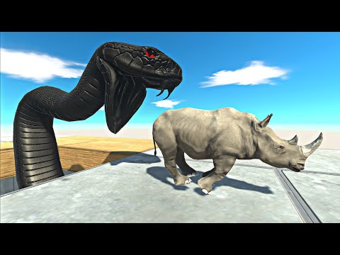 Escape From Black Mamba and Evolve - Animal Revolt Battle Simulator