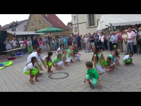TSV Kürnbach Dancing Kids beim Straßenfest 2016