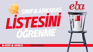 EBA'DAN SINIF LİSTESİ VE SINIF ARKADAŞLARI NASIL ÖĞRENİLİR? #eokul #si