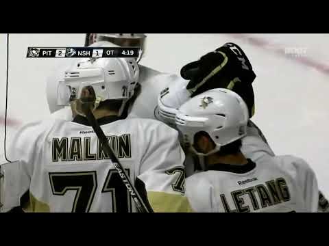 Phil Kessel Game Winning Goal in Overtime Against Nashvile 10/24/15 (Assisted by Evgeni Malkin)