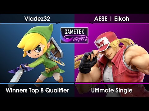 Gametek Night 2023.22 - Vladez32 (Toon Link) Vs. Eikoh (Terry,Joker) SSBU Ultimate Tournament