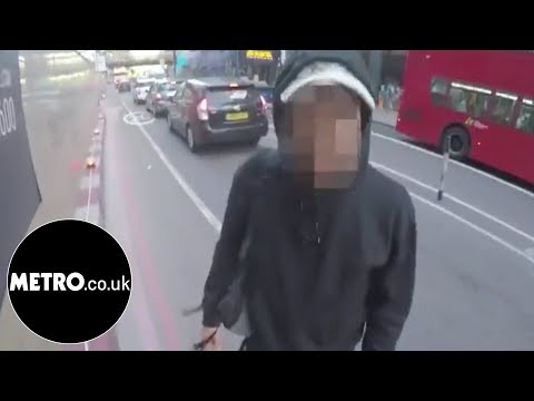 Cyclist blasts air horn at London pedestrians | Metro.co.uk