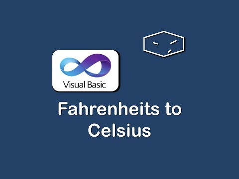 fahrenheit to celsius in vb net