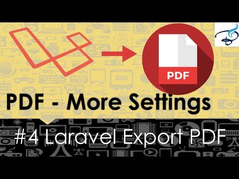 Laravel Export to PDF | More Options and Settings 4
