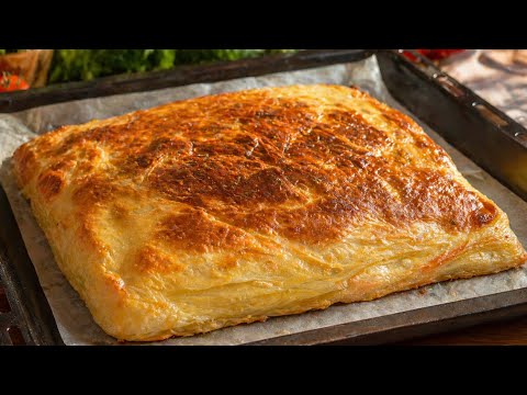 FLOUR + BOILING WATER! The secret to a fuss-free, flaky BÖREK. You've never seen anything like it...