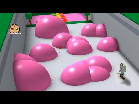 Giant Bubble Gum Bubbles Bubblegum Simulator Roblox Winter Obby - candy land obby for obby squads roblox